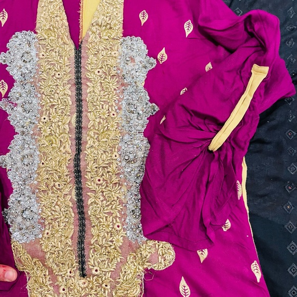 Zahra ahmad Pakistani designer long winter dress kurta large - Picture 6 of 12